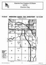 Medicine Lodge Township - Southwest, Directory Map, Barber County 2006